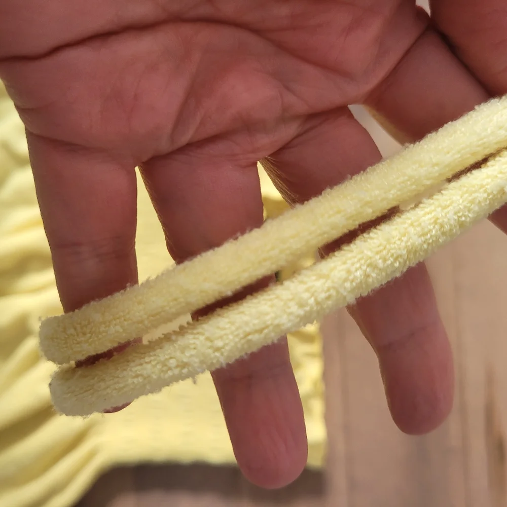 Jordan Taylor Beachwear yellow terrycloth swimsuit cover-up dress small - Picture 9 of 12